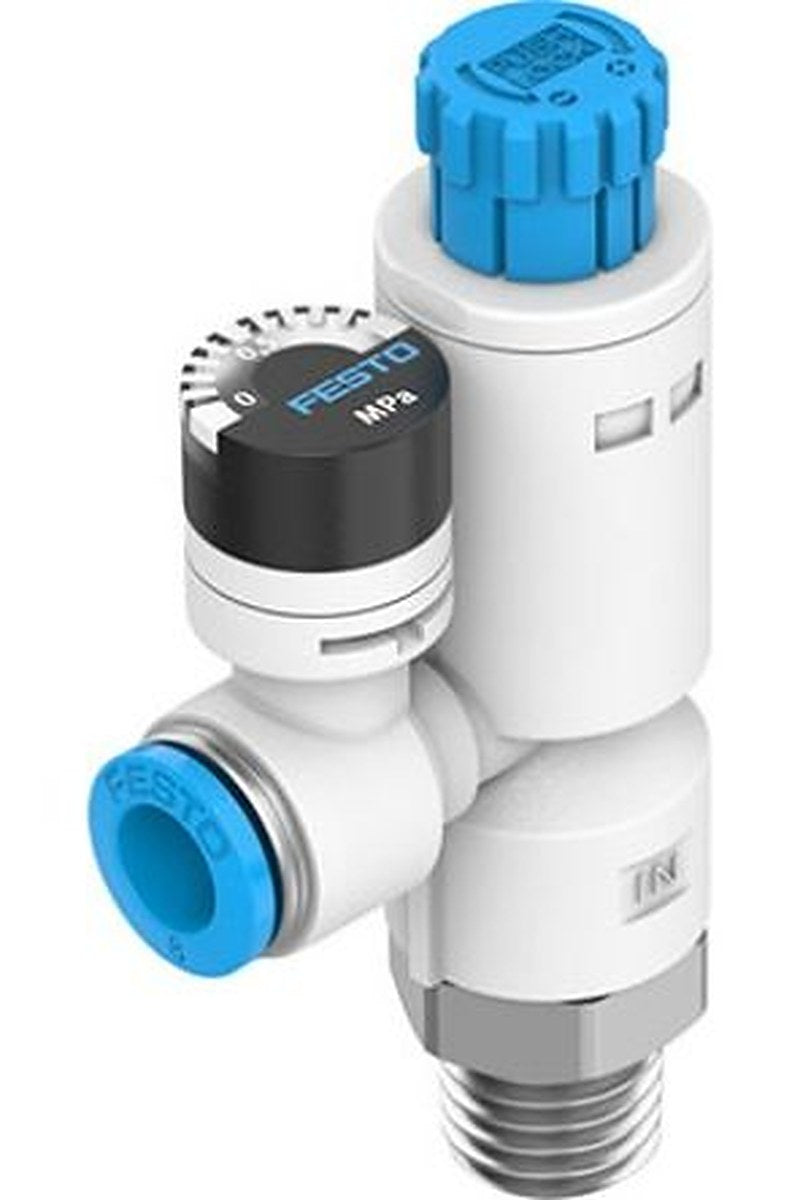Festo R 1/4 Regulator - 8 bar, VRPA-LM-R14-Q8 130 L/min VRPA