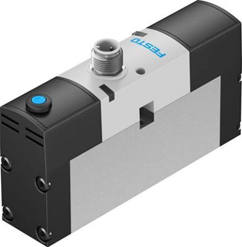 Festo Solenoid Valve - 5/2 Monostable Electric M12 x 1 VSVA  Series 24V