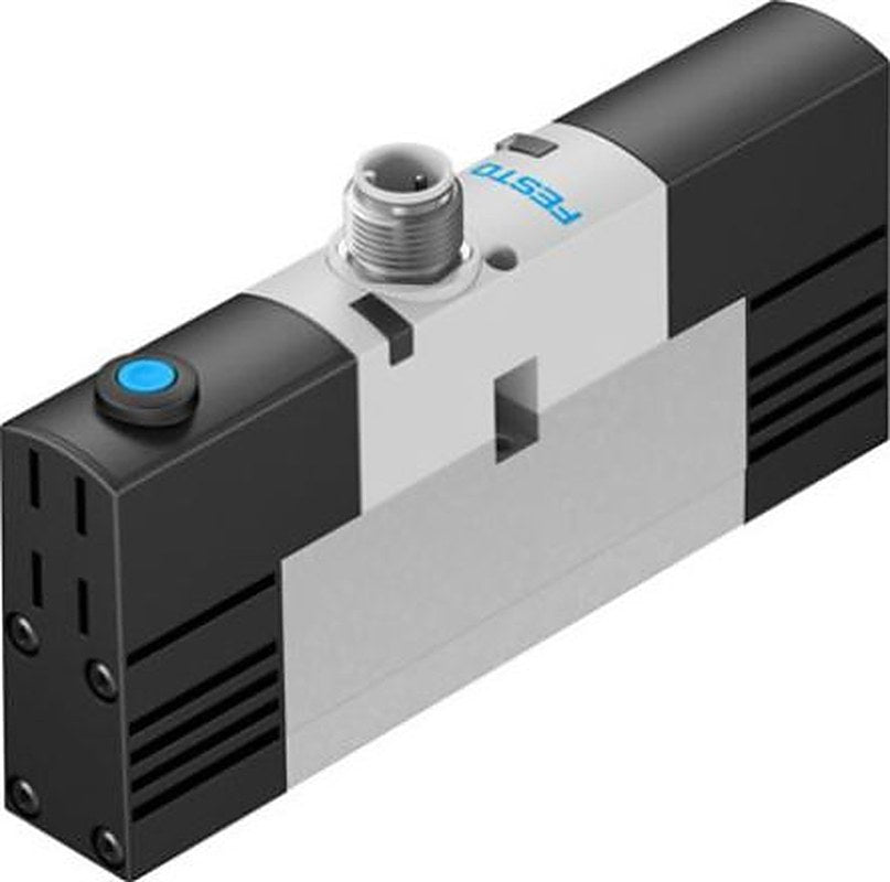 Festo Solenoid Valve - 5/2 Monostable Electric M8 x 1 VSVA-B-M52-MZH-A2-1R2L  Series 21.6V dc, 26.4 V dc