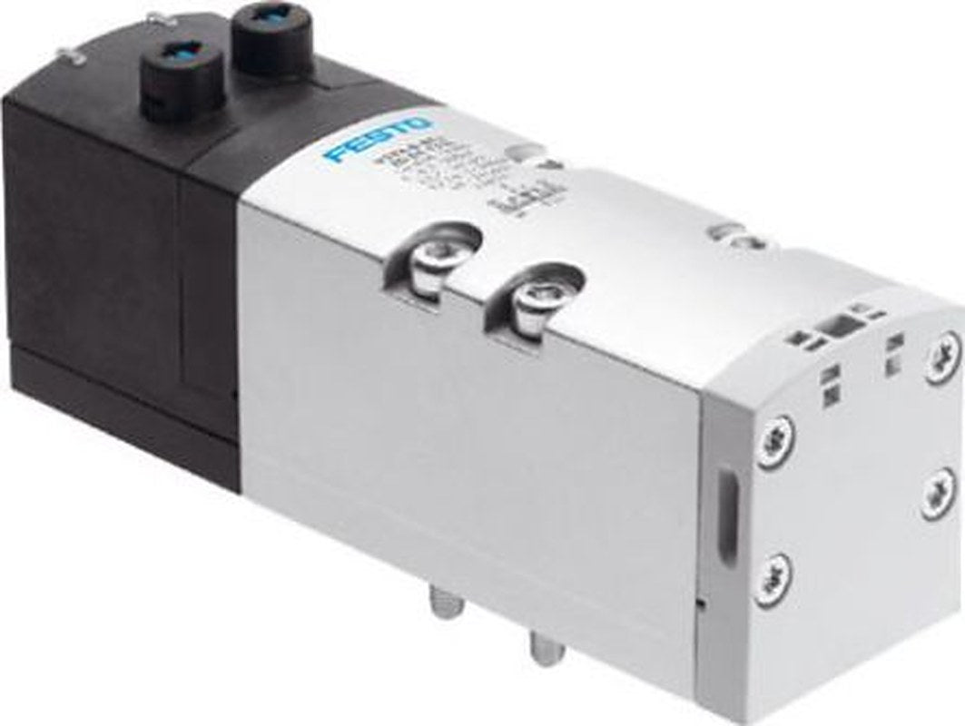 Festo Solenoid Valve - 5/3 Pressurised Electric Metric VSVA-B-P53U-ZD-D1-1T1L Series 24V