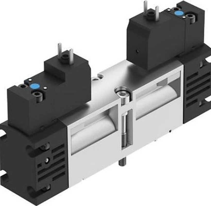 Festo Pneumatic Solenoid Valve - 2 x 3/2-Way, Closed, Monostable, Open Electric G VSVA  Series 24V