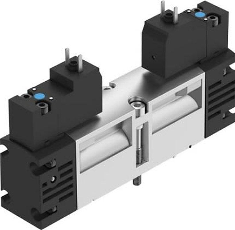 Festo Pneumatic Solenoid Valve - 2 x 3/2-Way, Closed, Monostable, Open Electric ISO 15407-1 VSVA  Series 24V