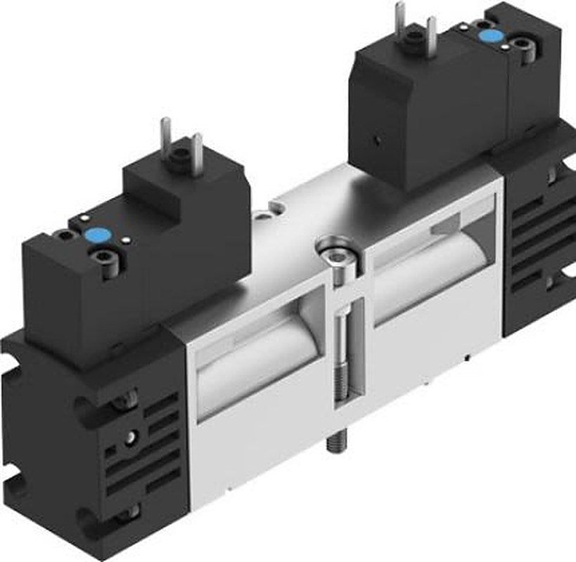 Festo Pneumatic Solenoid Valve - 2 x 3/2-Way, Closed, Monostable, Open Electric ISO 15407-1 VSVA  Series 12V