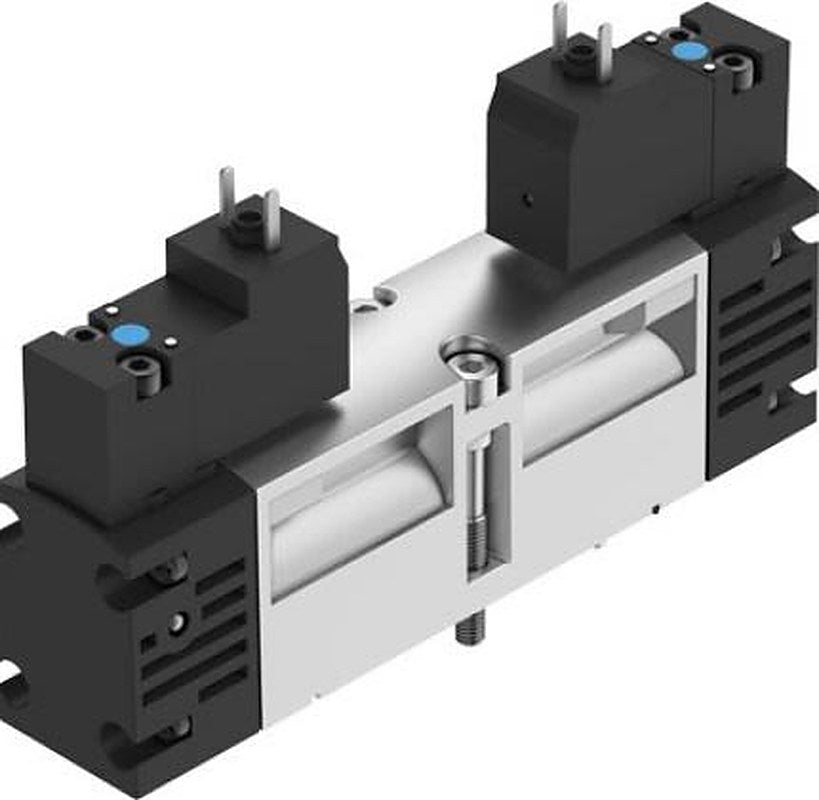Festo Pneumatic Solenoid Valve - Monostable, 2 x 3/2-Way, Open Electric G VSVA-B-T32U-AH-A1-1AC1  Series 24V