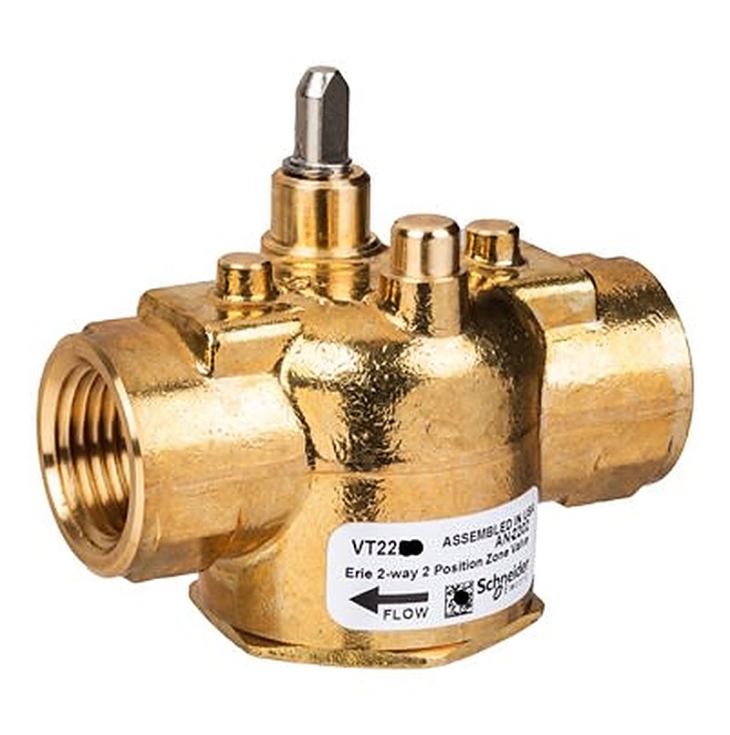 Schneider Electric 2 Port Zone Valve, 15 mm Pipe Size, 206.8 kPa