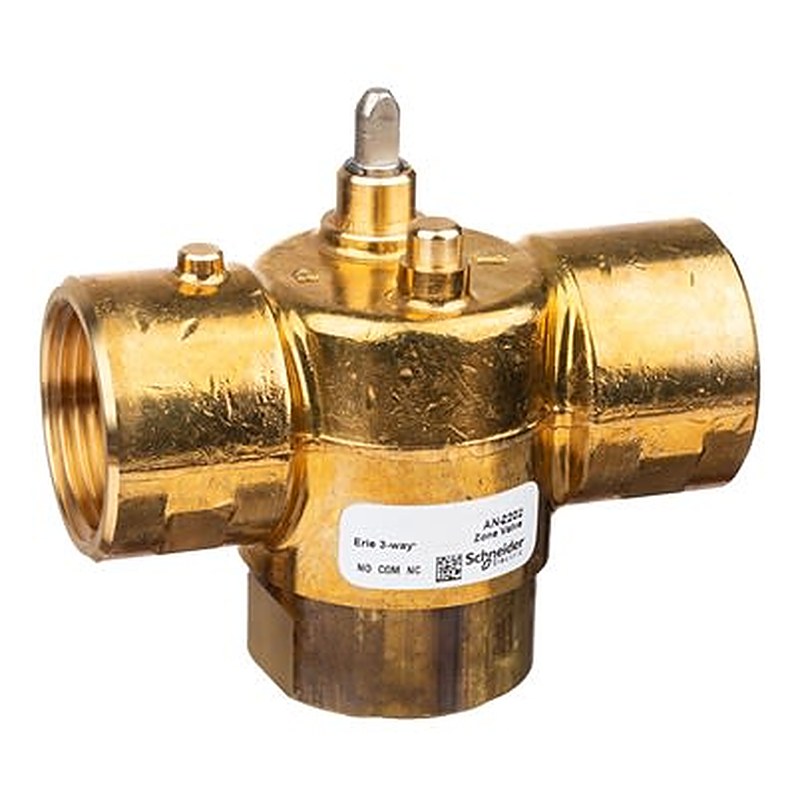 Schneider Electric 3 Port Zone Valve, 25 mm Pipe Size, 137.9 kPa