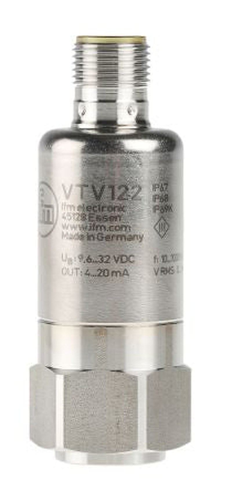 ifm electronic Vibration Sensor 25 mm/s, 20 mA Max, 32 V dc Max, 30 °C → 125 °C