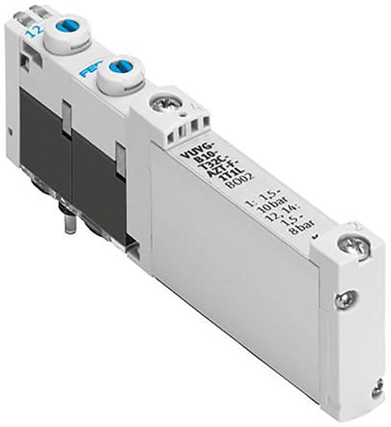 Festo Solenoid Valve - 5/3 Mid Position Closed Electric VUVG  Series 24V dc