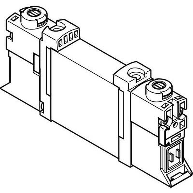 Festo Pneumatic Solenoid Valve - 5/3 Exhausted Electric G VUVG  Series 24V
