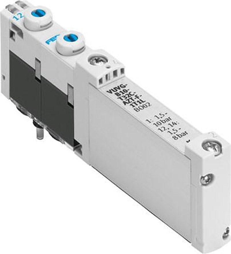 Festo Solenoid Valve - 5/3 Mid Position Closed Electric VUVG  Series 24V dc