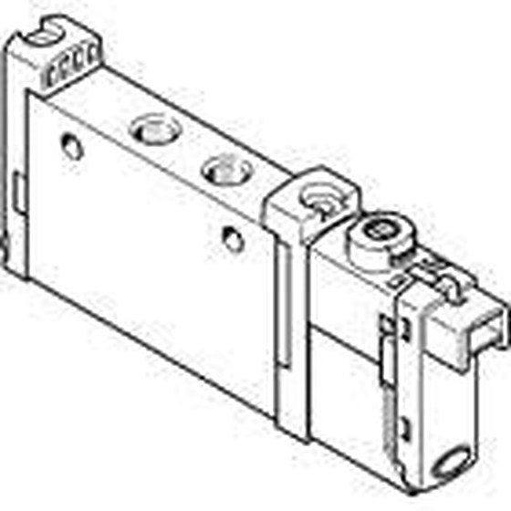 Festo Solenoid Valve - 5/2 Solenoid Metric VUVG  Series 24V dc