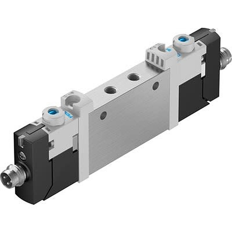 Festo Pneumatic Solenoid Valve - Closed, Monostable, 2 x 3/2-Way, Open Electric G VUVG  Series 24V