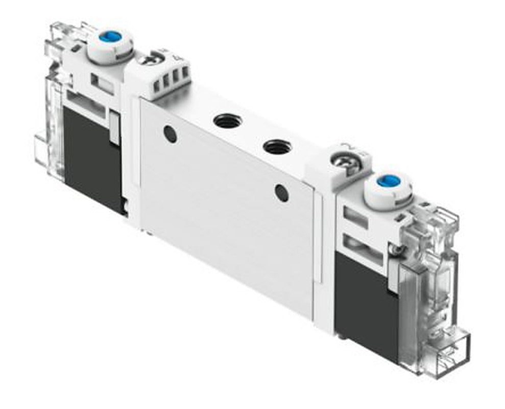 Festo Pneumatic Solenoid Valve - 2 x 3/2-Way, Monostable, Open Electric VUVG  Series 24V