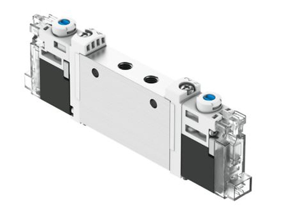 Festo Pneumatic Solenoid Valve - Monostable, 2 x 3/2-Way, Open Electric VUVG  Series 24V