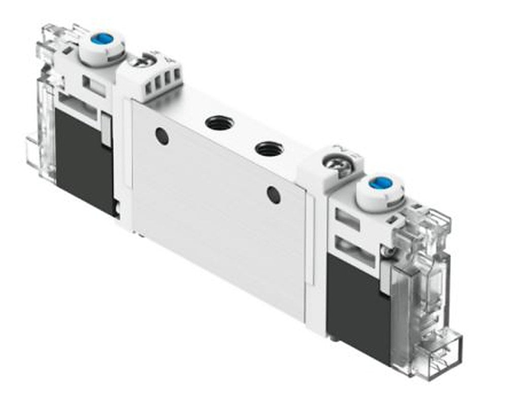 Festo Pneumatic Solenoid Valve - 2 x 3/2-Way, Monostable, Open Electric VUVG  Series 24V