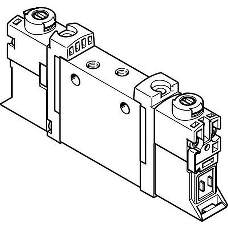 Festo Pneumatic Solenoid Valve - 5/2 Double Solenoid Electric 3 mm VUVG-L10A-B52-T-M3-1P3  Series 24V