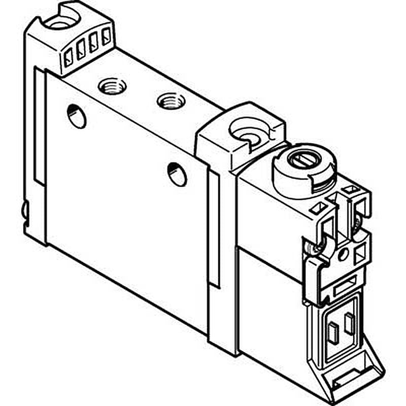 Festo Pneumatic Solenoid Valve - 5/2 Monostable Electric 3 mm VUVG-L10A-M52-RZT-M3-1P3  Series 24V