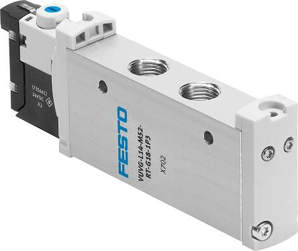 Festo Solenoid Valve - 5/2 Solenoid G VUVG  Series 24V dc