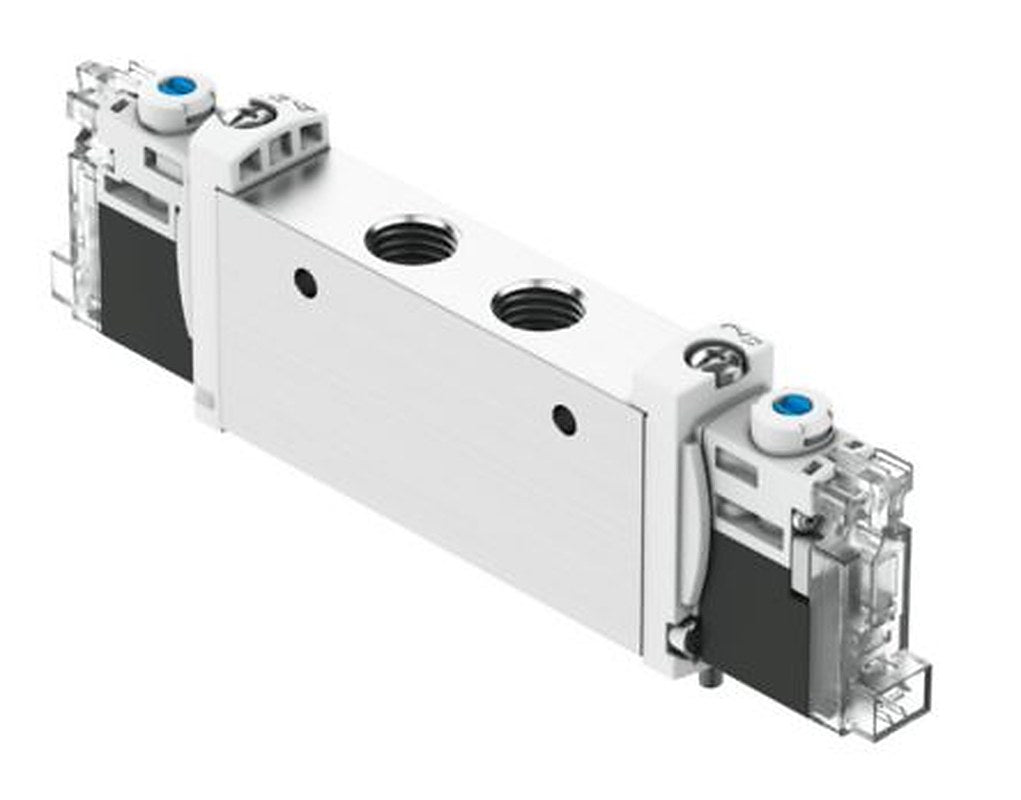 Festo Pneumatic Solenoid Valve - 5/3, Pressure Release Electric G VUVG  Series 24V