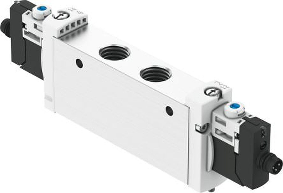 Festo Solenoid Valve - 5/3 Closed Electric G VUVG-L18-P53C-T-G14-1R8L  Series 24V
