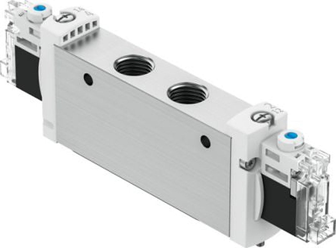 Festo Pneumatic Solenoid Valve - Pressure Release, 5/3 Electric G VUVG  Series 24V dc