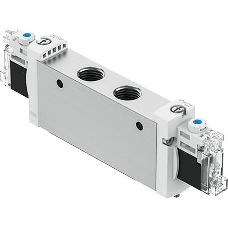 Festo Pneumatic Solenoid Valve - Monostable, 2 x 3/2-Way, Closed Electric G VUVG  Series 24V dc