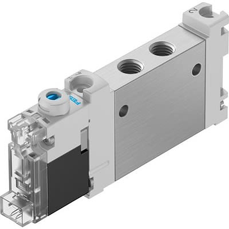 Festo Pneumatic Solenoid Valve - 5/2, Monostable Electric 7 mm VUVG  Series 24V dc
