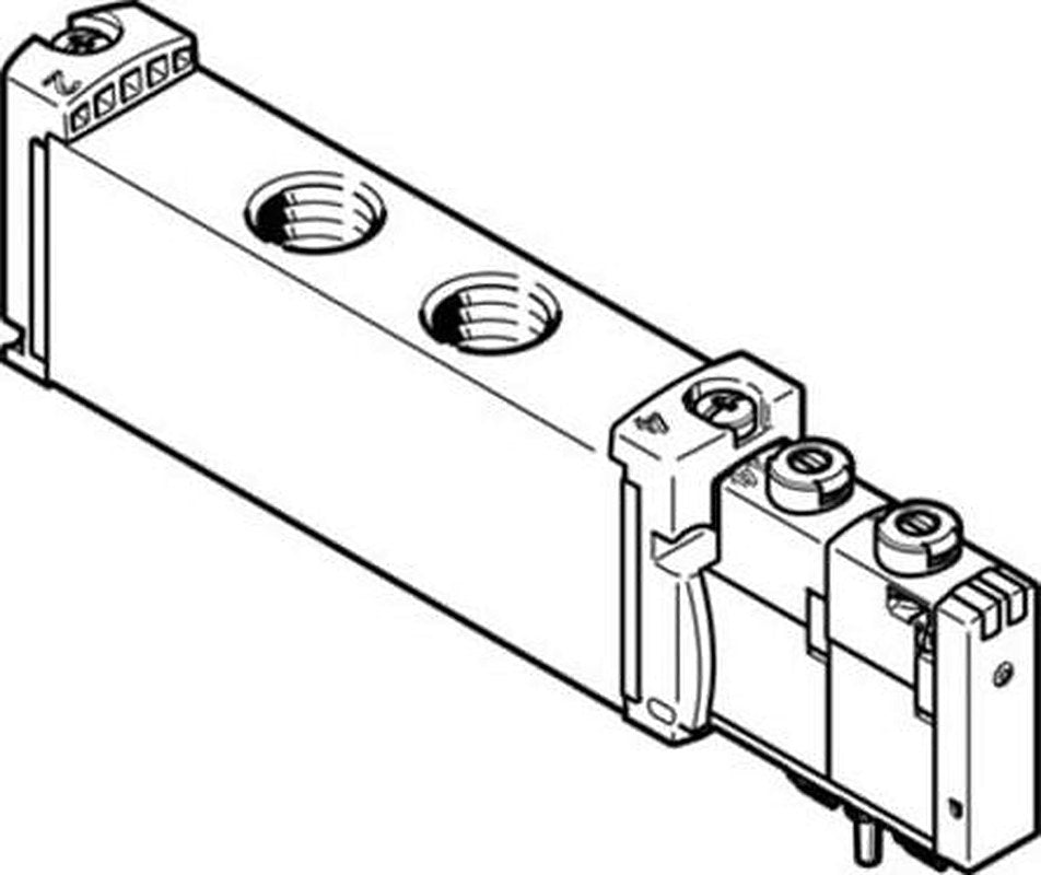 Festo Solenoid Valve - 5/2 Bistable Electric Metric VUVG-S18-B52-ZT-G14-1T1L  Series 22V