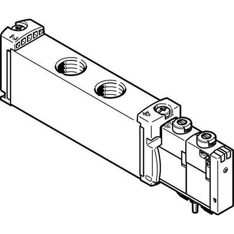 Festo Pneumatic Solenoid Valve - 5/3 Closed Electric G VUVG  Series 24V