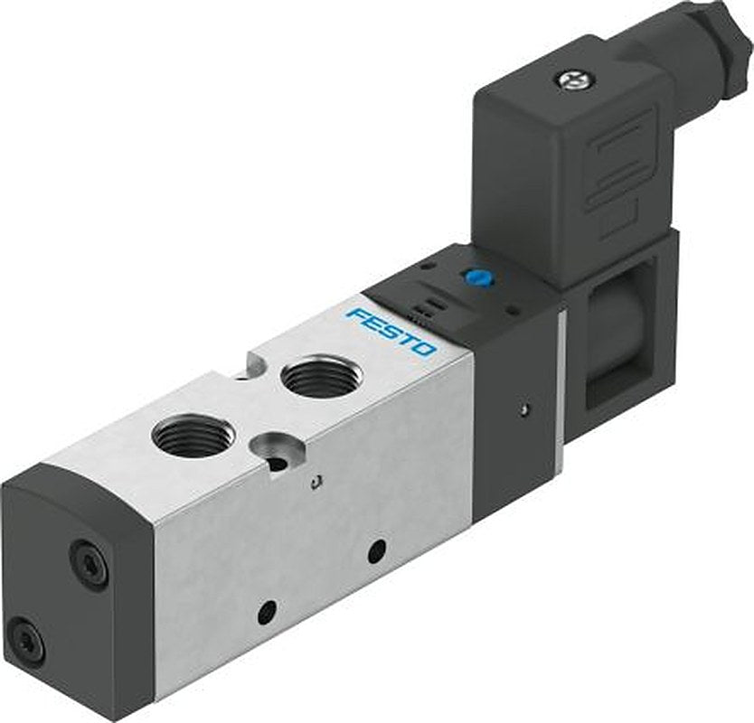 Festo Pneumatic Solenoid Valve - 5/2 Monostable Electric VUVS  Series 24V