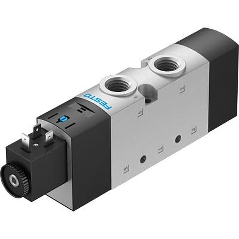 Festo Pneumatic Solenoid Valve - 5/2 Monostable Electric G VUVS Series 24V