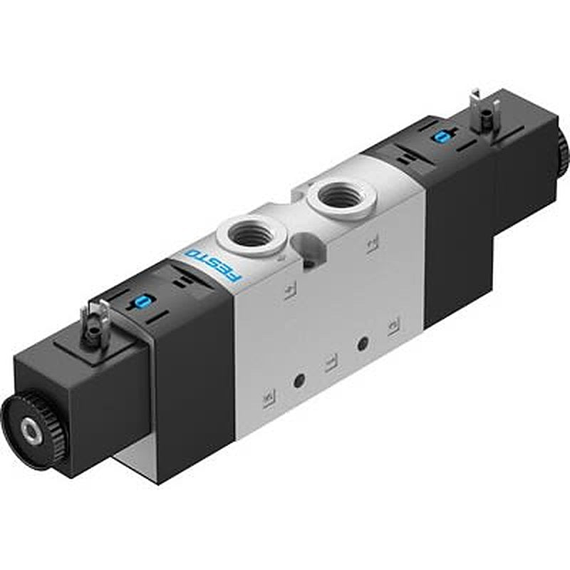 Festo Pneumatic Solenoid Valve - 5/2 Double Solenoid Electric G VUVS-LT30-B52-D-G38-F8-1C1 Series 24V