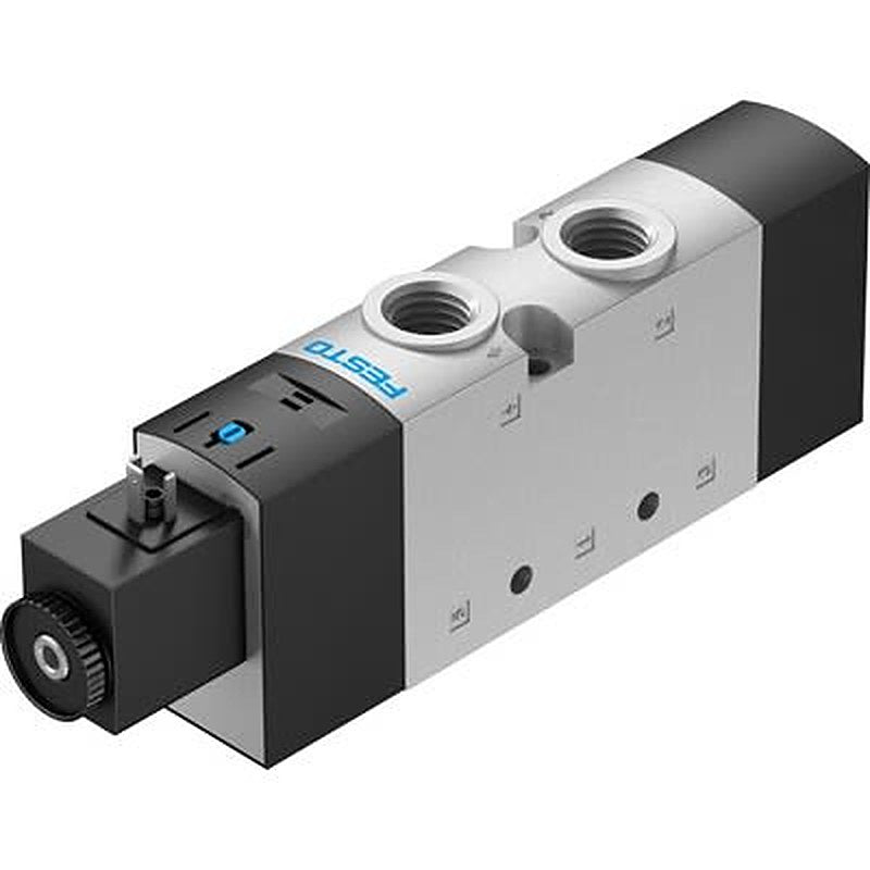 Festo Pneumatic Solenoid Valve - 5/2 Monostable Electric G VUVS Series 24V