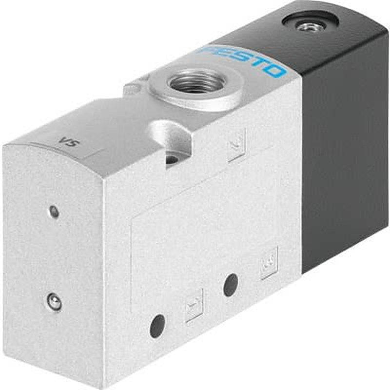 Festo Directional Control Pneumatic Manual Control Valve VUWS Series, NPT 3/8 in NPT, 8036722
