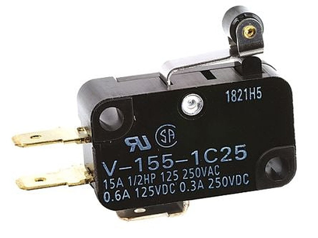 Omron Short Roller Lever Micro Switch, Solder Terminal, 100mA, 30 V dc, SPDT, IP40