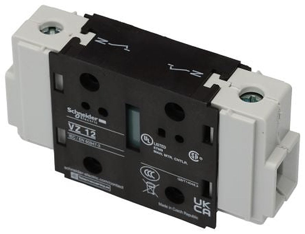 Schneider Electric Auxiliary Contact, 1 Contact, 1 NO, TeSyS Vario, Side, 63 A, 690V, VZ12