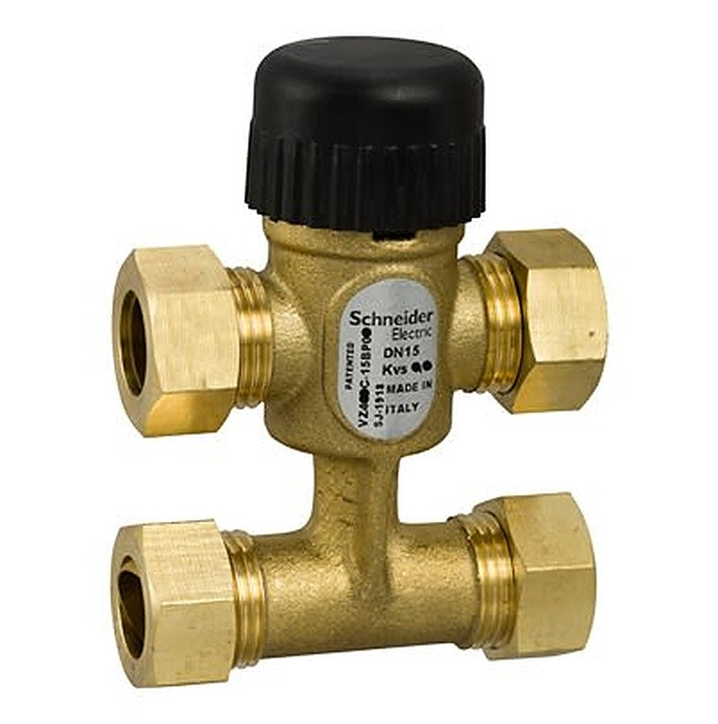 Schneider Electric 4 Port Zone Valve, 15 mm Pipe Size, 351.6 kPa