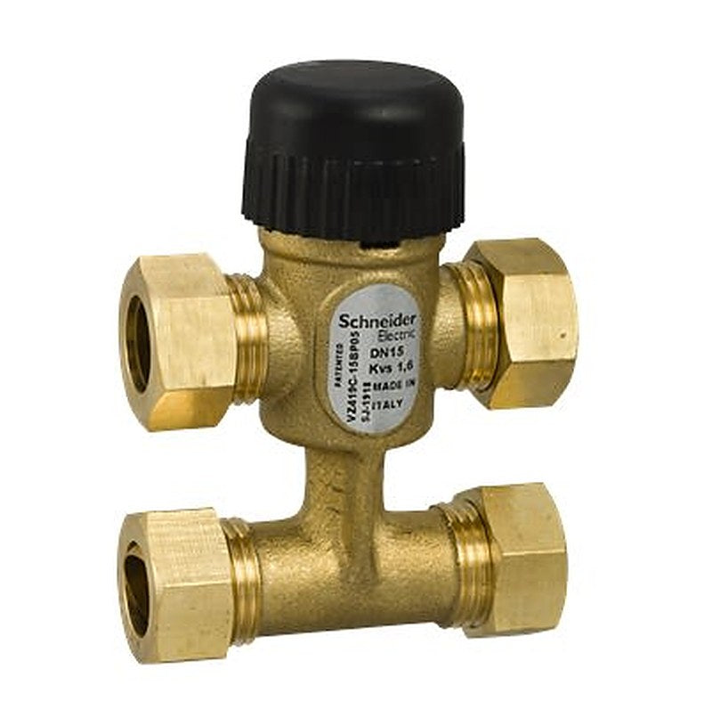 Schneider Electric 4 Port Zone Valve, 15 mm Pipe Size, 351.6 kPa