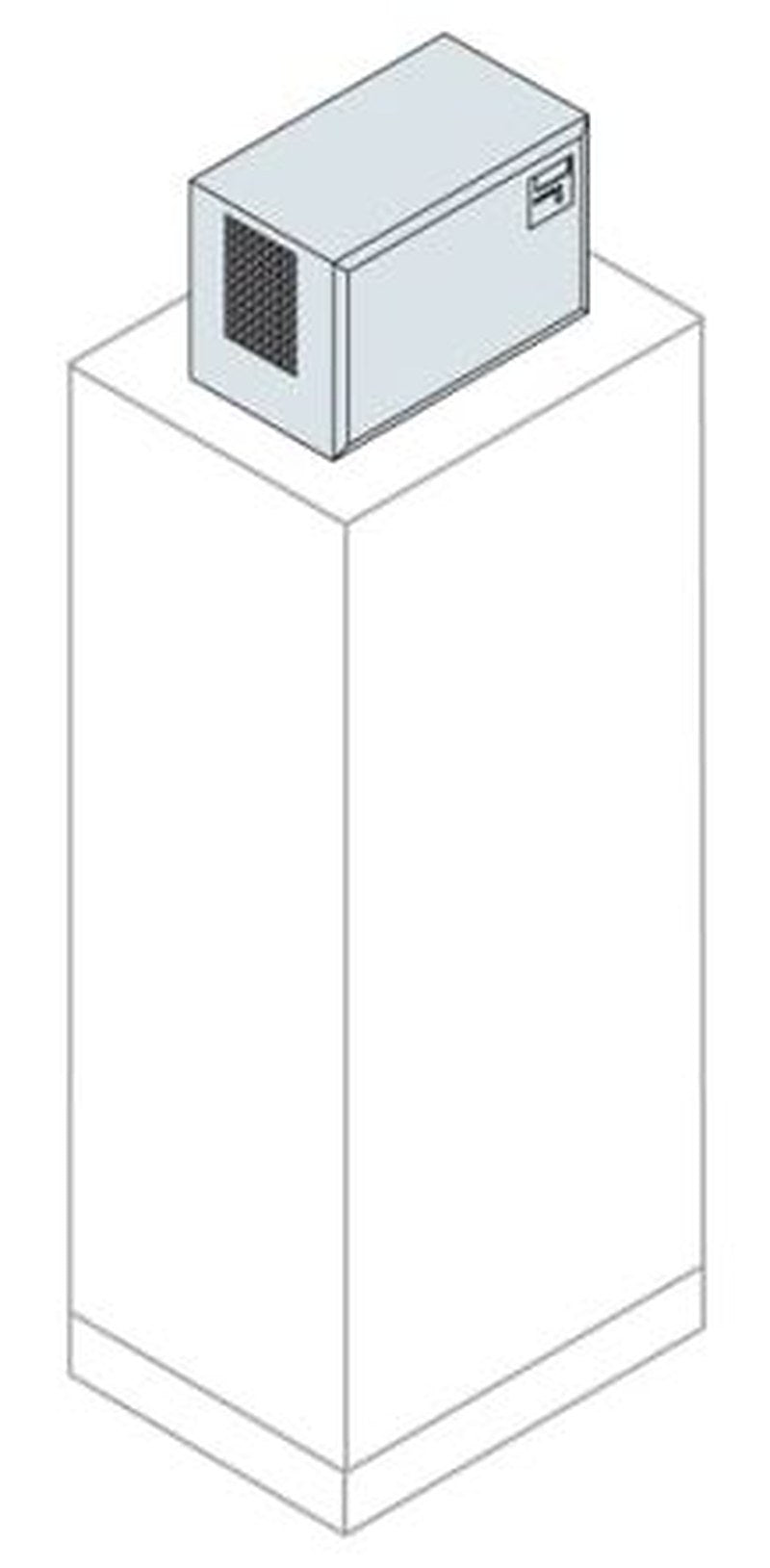 ABB IS2-VZ8501K Series Steel Roof for Use with Modular Boards - System Pro E Power 350 mm x 400 mm x 400mm