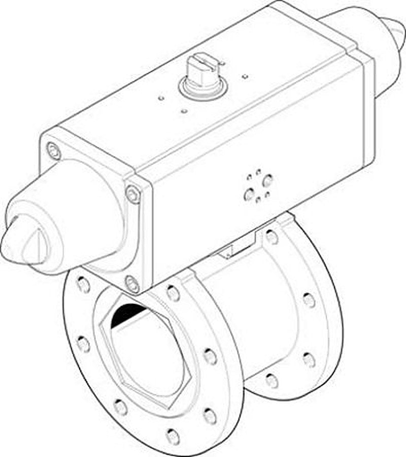 Festo Pneumatic 2 Port Actuated Ball Valve - Spark Plug