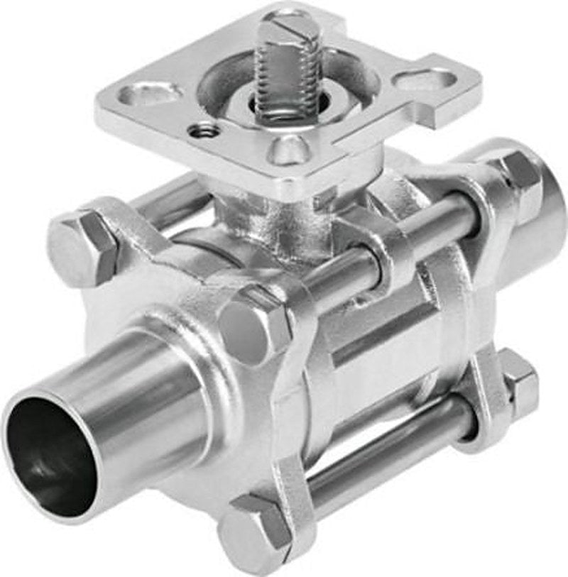 Festo Stainless Steel Welded, ISO 1127 Welded End to ISO 1127, Ball Valve, ISO 1127