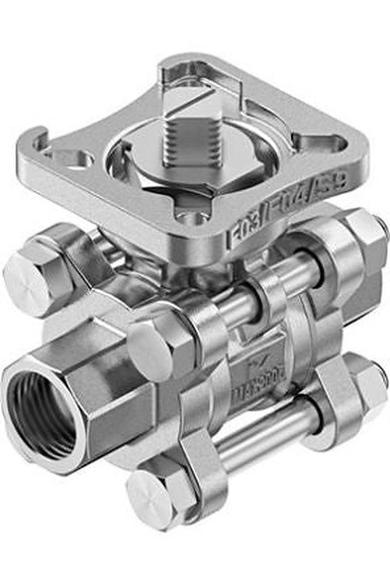Festo Stainless Steel Flange Welded Ball, NPT 63 bar, Ball Valve