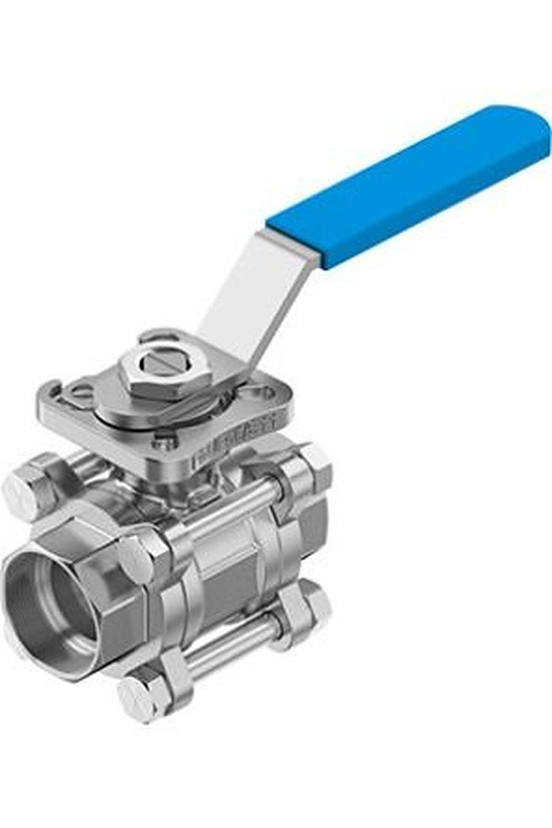 Festo Stainless Steel Flange Welded Ball, NPT 63 bar, Ball Valve