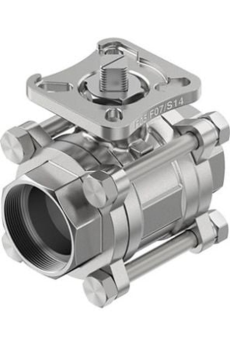 Festo Stainless Steel Flange Welded Ball, NPT 63 bar, Ball Valve