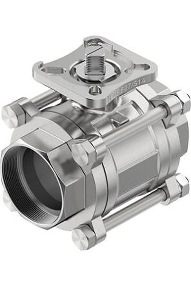Festo Stainless Steel Flange Welded Ball, NPT 63 bar, Ball Valve