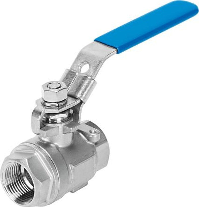 Festo Rod Lever Pneumatic Manual Control Valve VZBE Series, NPT 3/8 in NPT, 4745215
