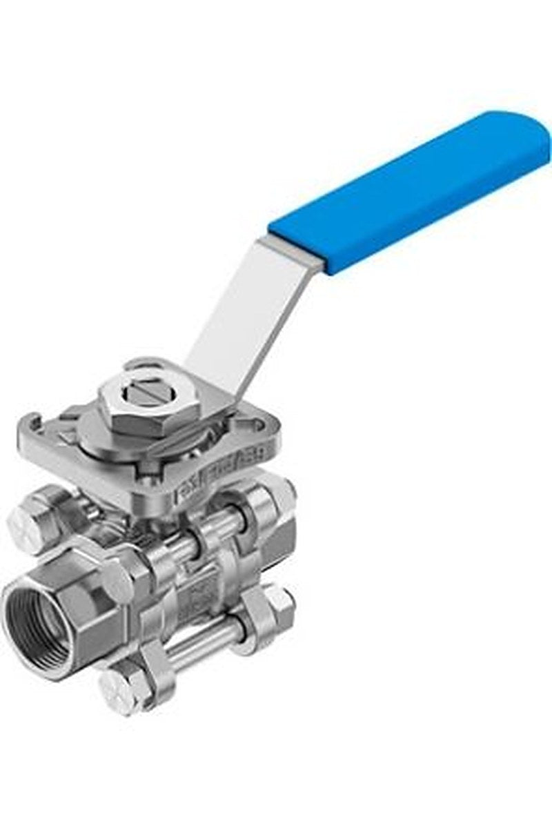 Festo Stainless Steel Flange Welded Ball, NPT 63 bar, Ball Valve