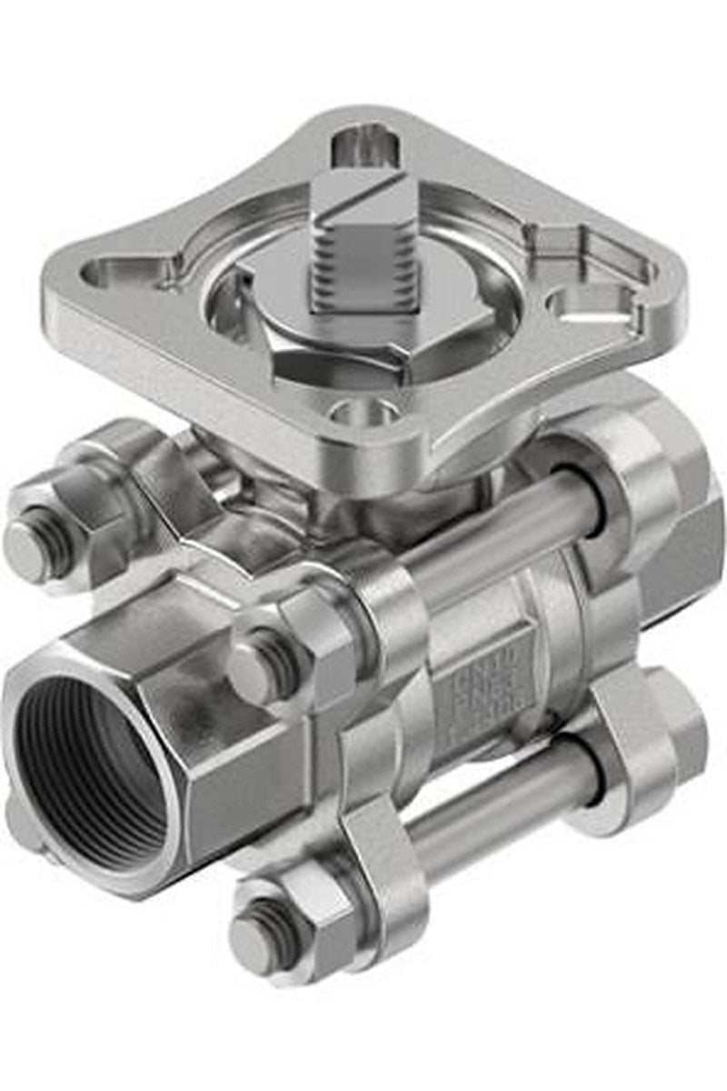 Festo Stainless Steel Flange Welded Ball, NPT 63 bar, Ball Valve