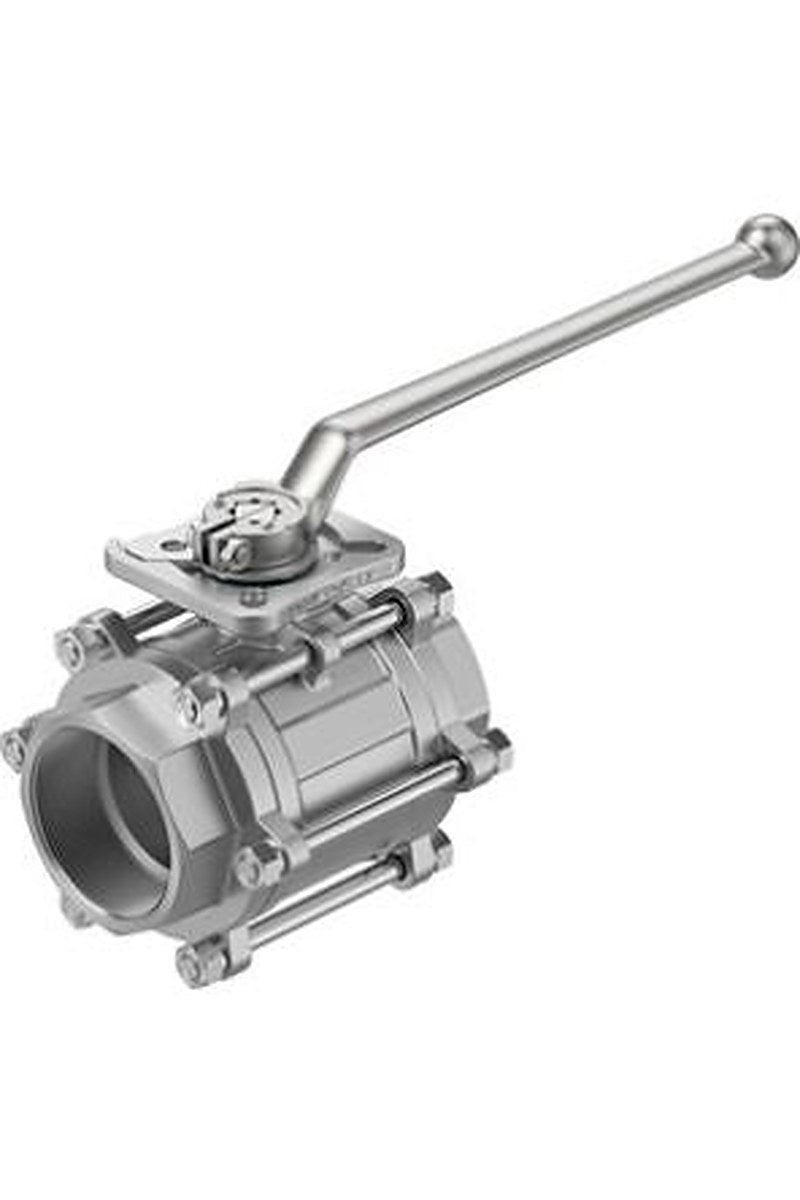 Festo Stainless Steel Threaded Threaded Ball, NPT 63 bar, Ball Valve