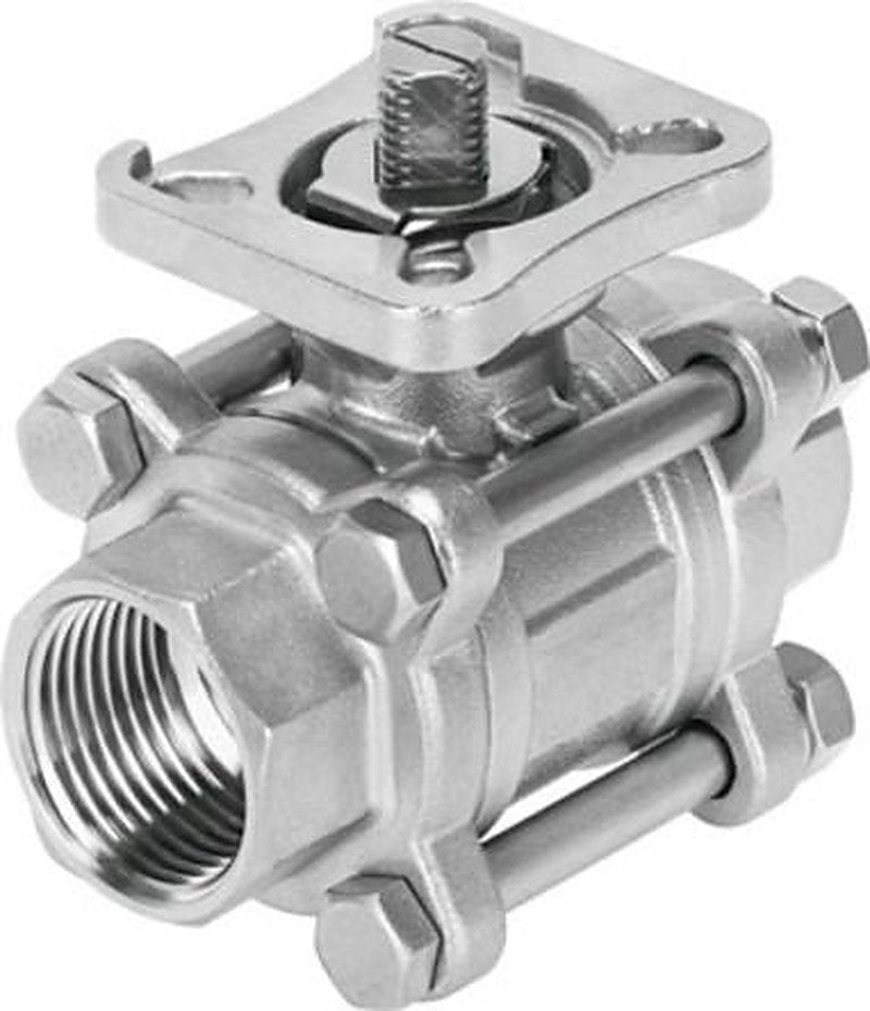 Festo Rod Lever Pneumatic Manual Control Valve VZBE Series, NPT 4 in, 4809126